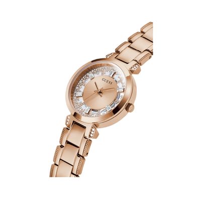 Reloj Guess De Pulsera Dorado Con Cristales - Mujer | Elegante Y Con Cristales Swarovski®