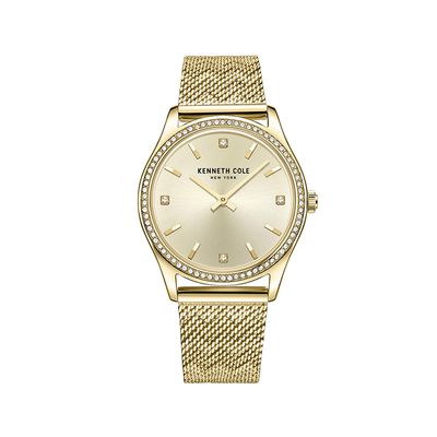 Reloj shops kenneth cole mujer dorado